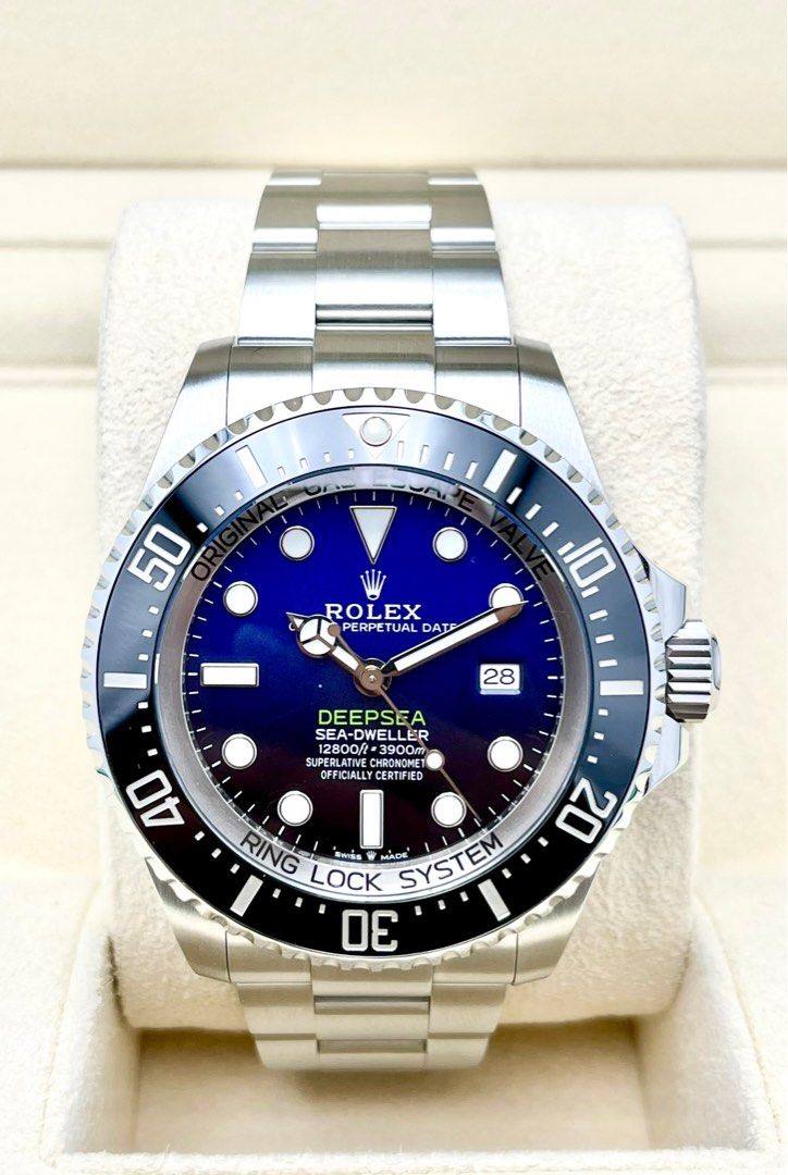 Like new 2018 Rolex Sea Dweller Deepsea James Cameron MK2 126660 D Blue Dial DS SD 44mm