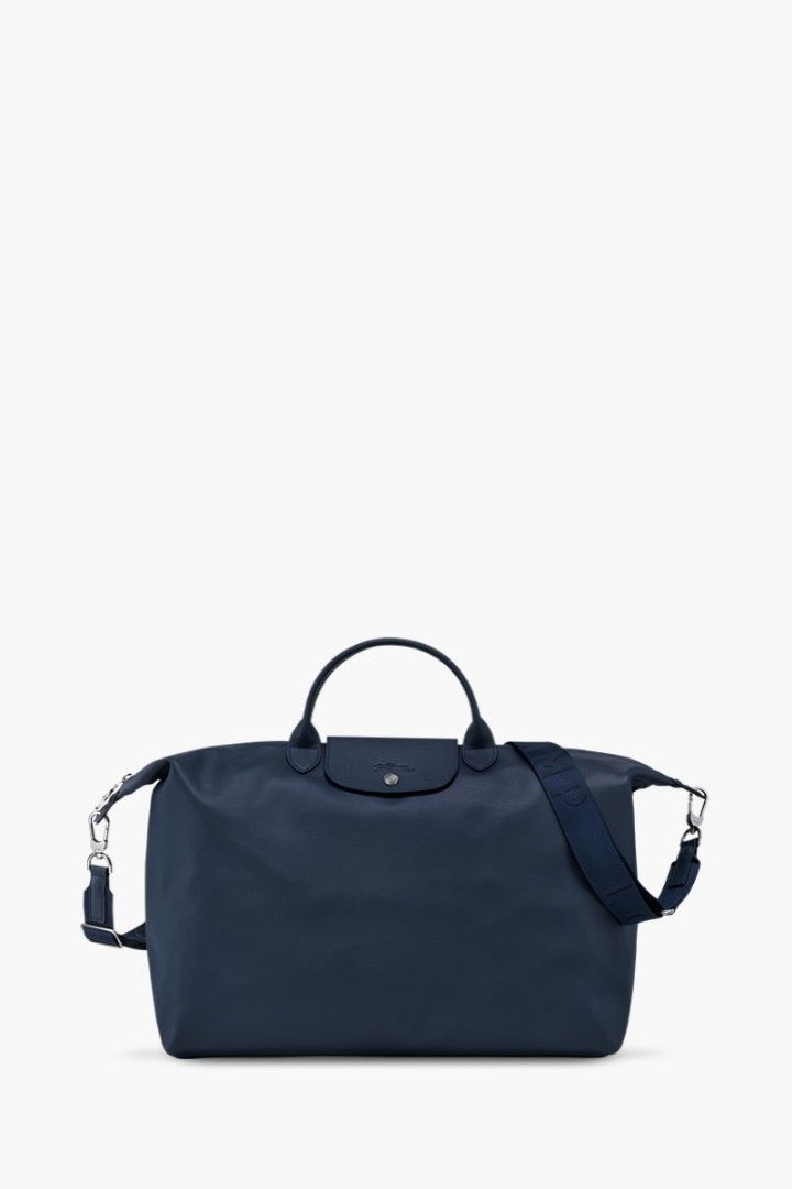 LONGCHAMP Small Le Pliage Xtra Travel Bag in Black Leather