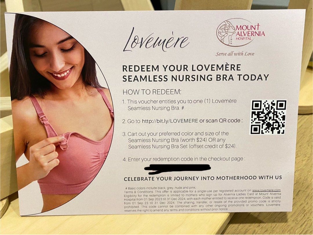 Lovemere seamless nursing bra, Women's Fashion, Maternity wear on