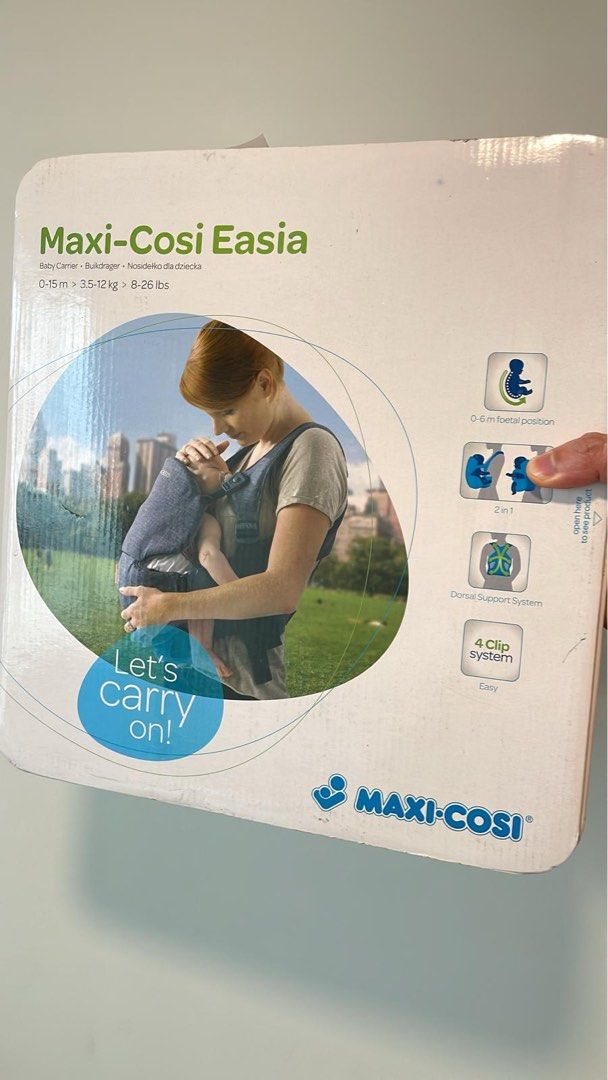 BNIB Maxi Cosi Easia baby carrier