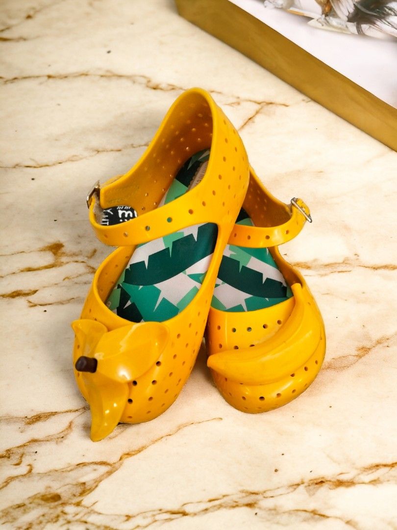 Mini Melissa Banana Shoes