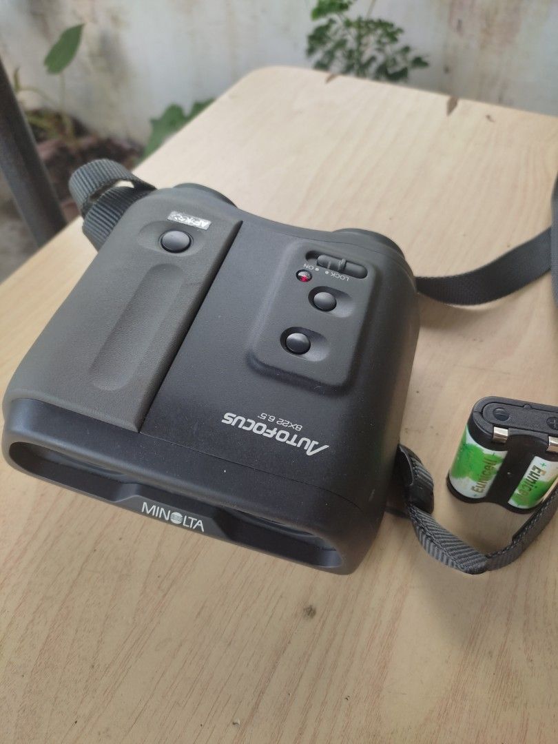 Minolta 8x 22 auto focus binoculars (Category: Hiking & Camping) located in Quezon City. Submitted by ricodgizmo (Listing ID 1283467327, Image 1). Description: 8 x 22 mm binoculars auto focus clean clear and balance optics selling at 5999 price negotiable for surebuyers.