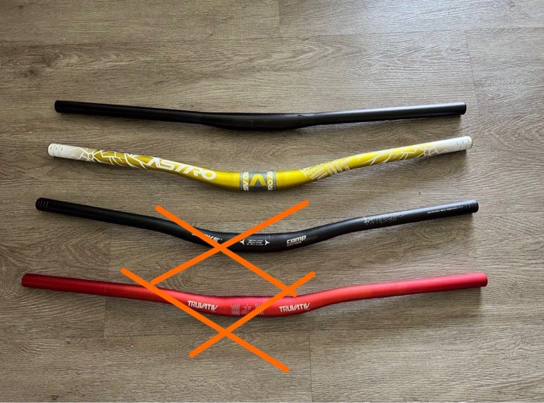 Mtb straight handlebar clearance