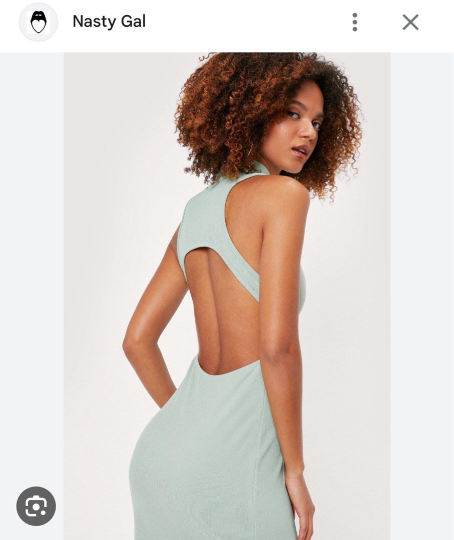 NASTYGAL Backless Bodycon Dress Women s Fashion Dresses Sets Dresses on Carousell