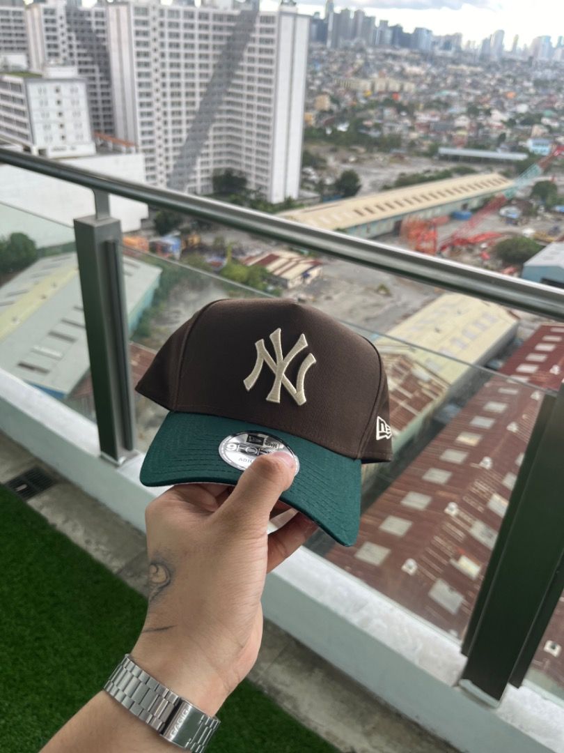 New Era NY Aframe (wallnut/pink/green) (Category: Caps & Hats) located in Taguig. Submitted by lukebryan199x (Listing ID 1283623157, Image 1). Description: .