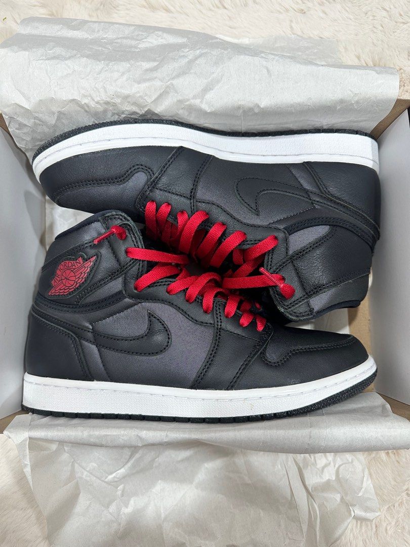 Satin black toe foot locker shop