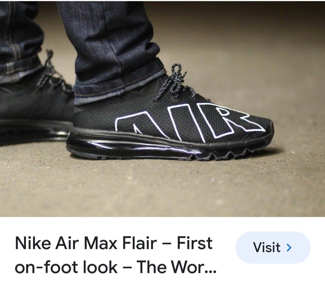 Nike air max flair on feet on sale