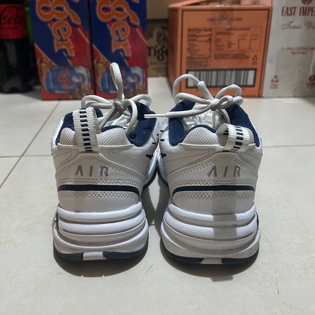 Nike Air Monarch IV White Navy Women s Fashion Footwear