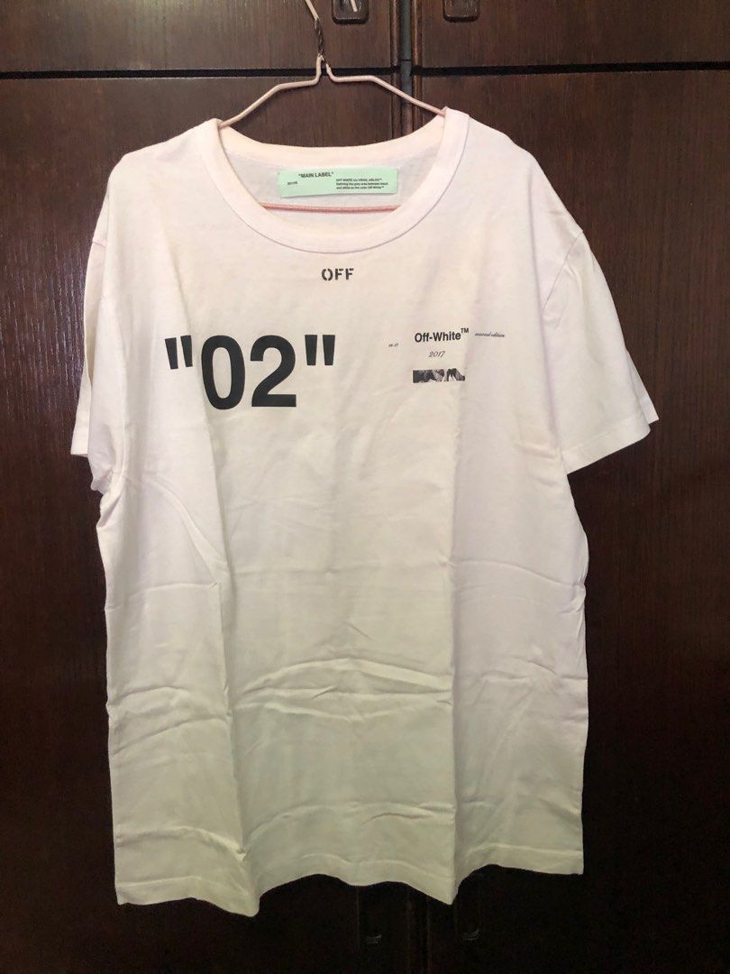 Off White 02 Caravaggio Men s Fashion Tops Sets Tshirts