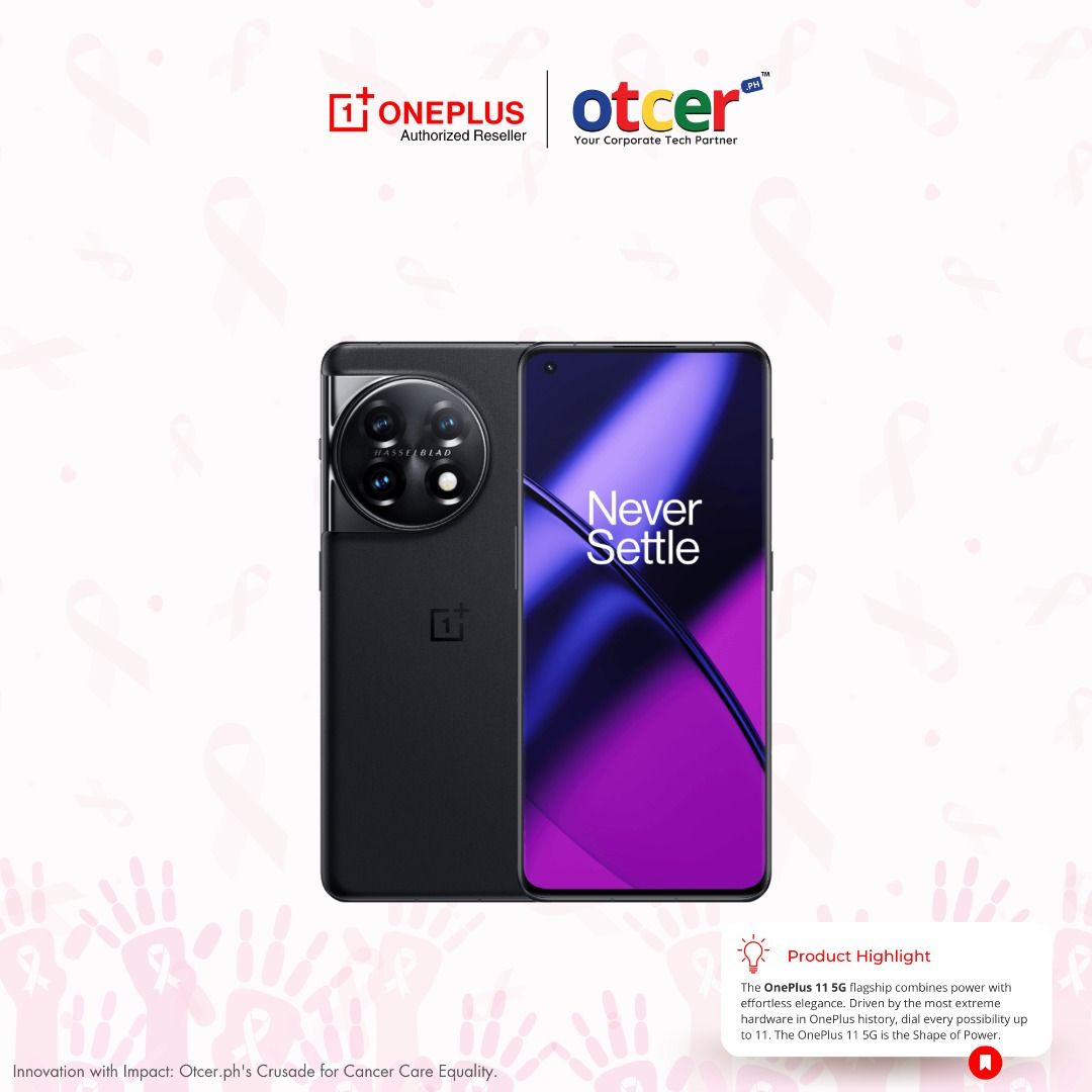 OnePlus 11 5G (Category: OnePlus) located in Pasig City. Submitted by otcer.philippines (Listing ID 1283516986, Image 2). Description: Is your tech keeping up with your ambitions? OnePlus 11 5G's Cryo-velocity VC Cooling ensures peak performance without the burnout, priced at Php 45,990.00. Power your progress at https://otcer.ph, or get in touch at +63 919 839 9123, or e-mail: sales@otcer.ph..