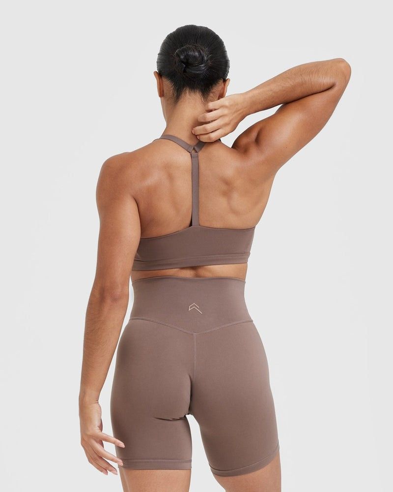 Oner Active Timeless Square Neck Sports Bra size M in Cool Brown, Women's  Fashion, Activewear on Carousell