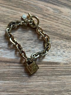 Original Michael Kors Gold Padlock Bracelet
