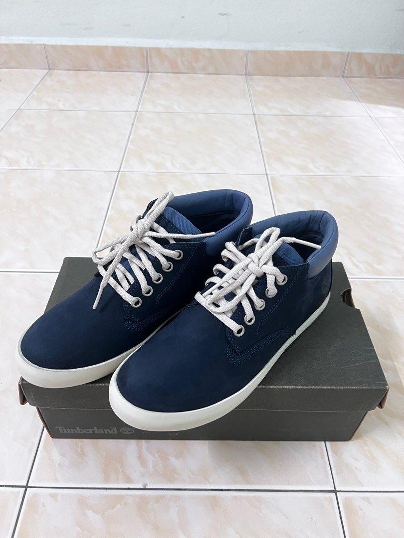 Original Timberland Women Dausette Chukka Navy Blue UK4 EU37