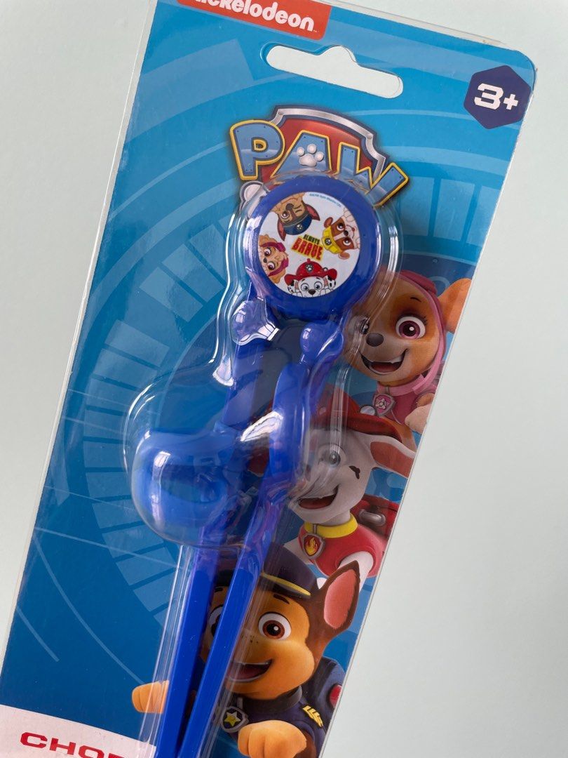 Paw Patrol Training Chopsticks (Category: Weaning & Toddler Feeding) located in Quezon City. Submitted by girlwhohaseverything (Listing ID 1283563636, Image 2). Description: Teach kids how to use chopsticks with this trainer!.
