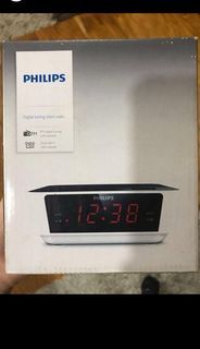 Philips digital alarm clock