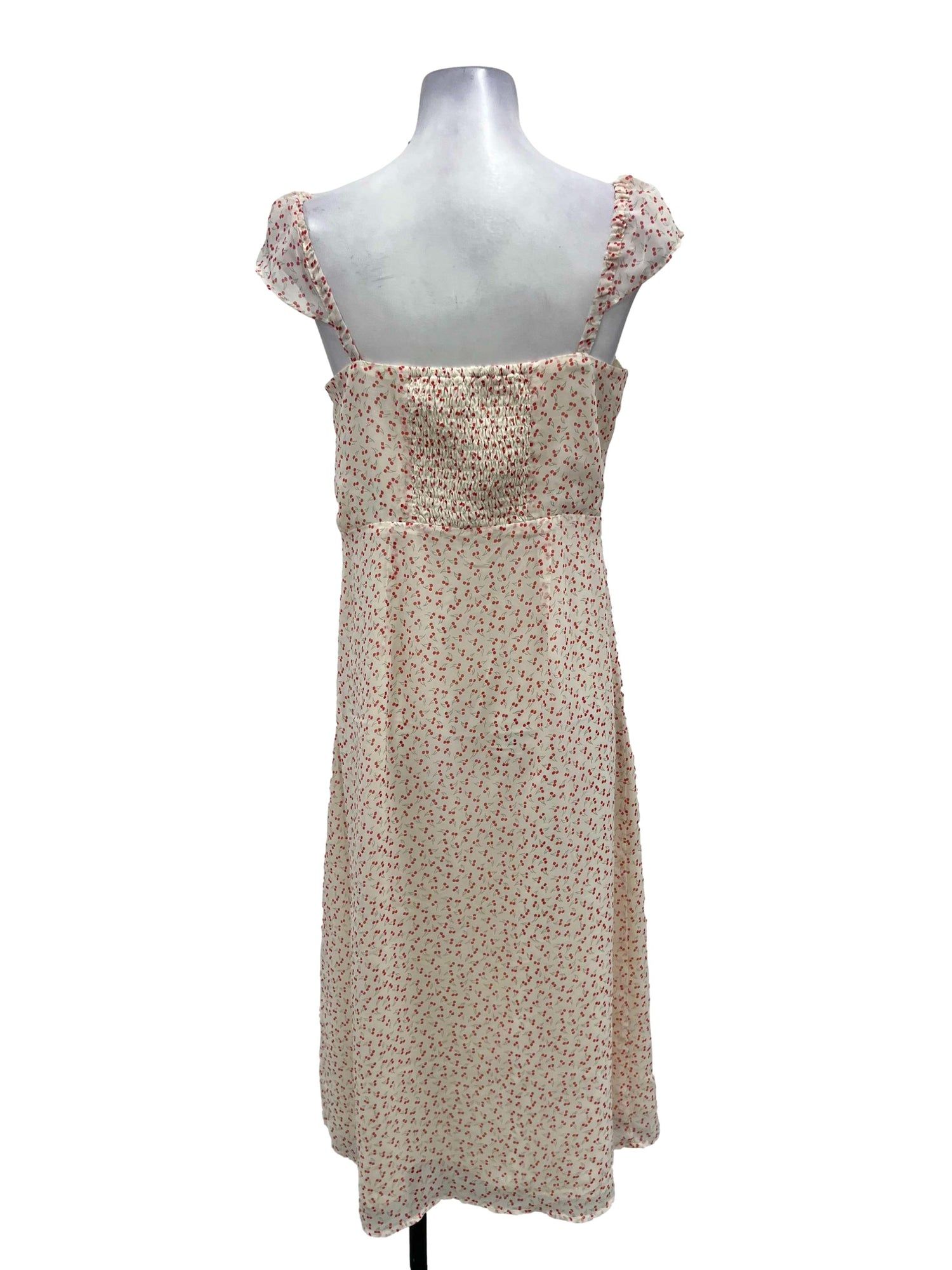 Mini Sleeveless Dress - Cream - Pomelo Fashion