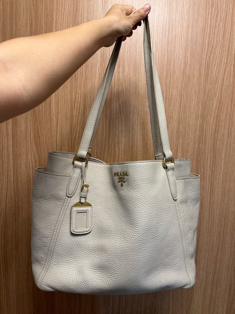 Prada hot sale cream bag