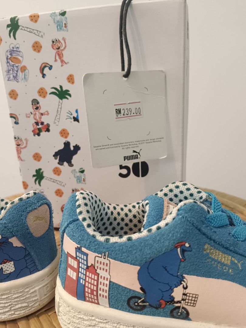 Puma Sesame Street Babies Kids Babies Kids Fashion on Carousell