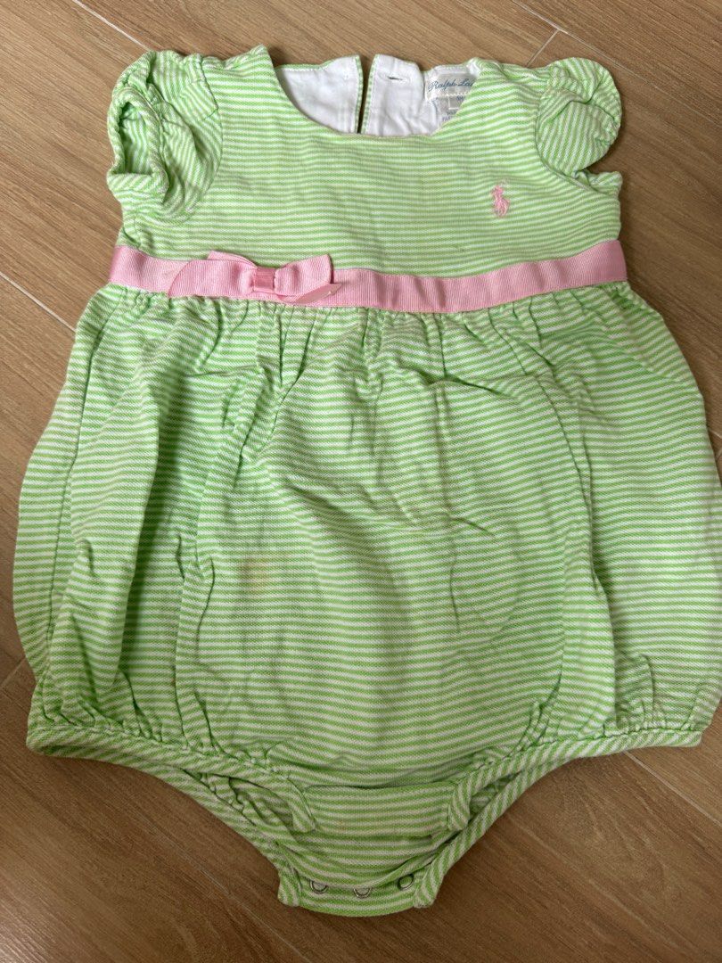 ralph lauren baby girl romper