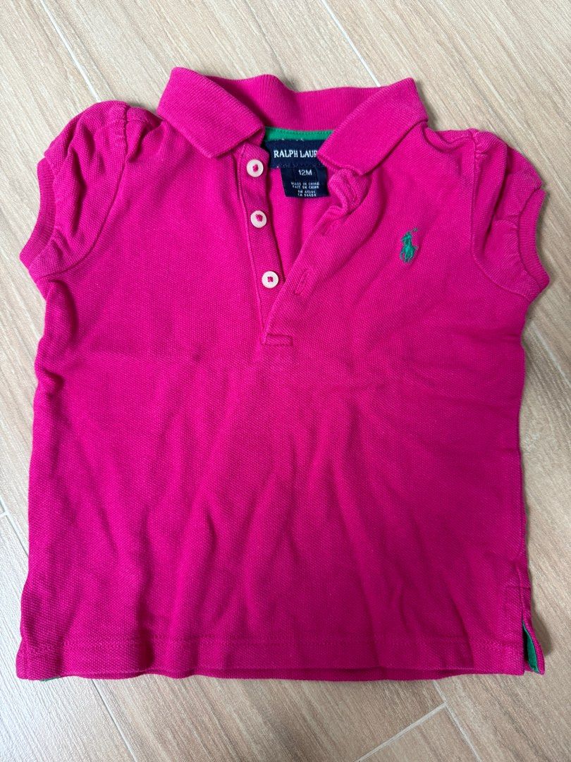 Ralph lauren baby girl polo shirt discount