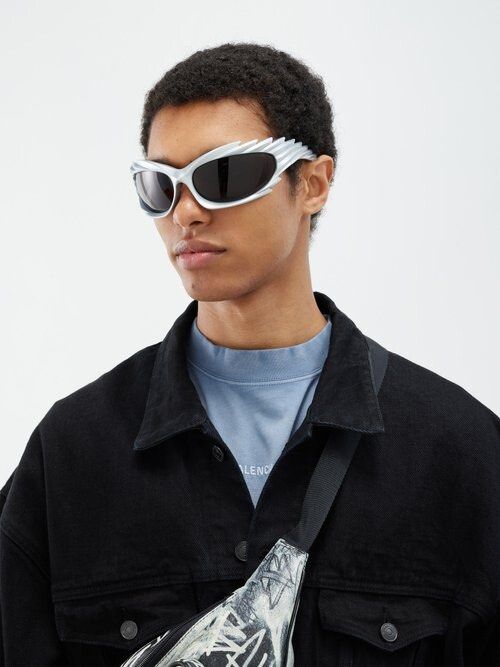 BALENCIAGAサングラスspike 早い者勝ち BALENCIAGA バレンシアガ SS23 SPIKE / RED -NUBIAN