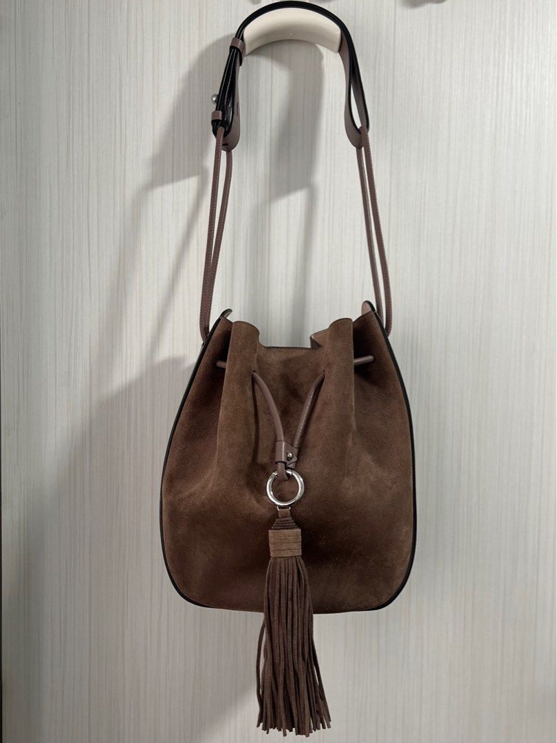 Rebecca Minkoff Lulu Shoulder Bag Suede Leather