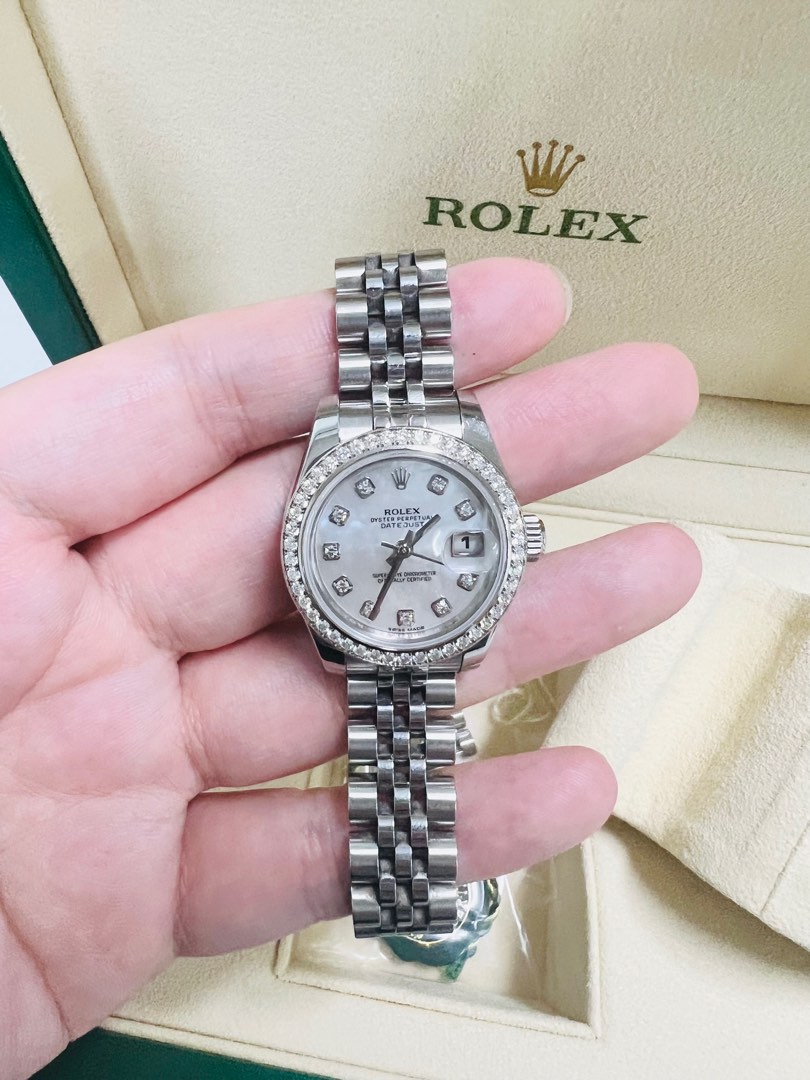 Rolex Datejust full diamond face