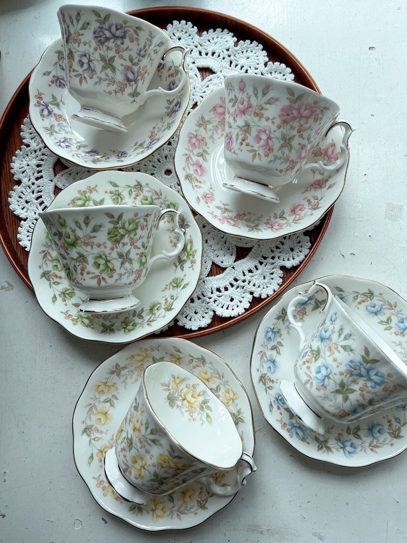 Royal Albert Rose Chintz Series 5色全套, 傢俬＆家居, 廚具和餐具