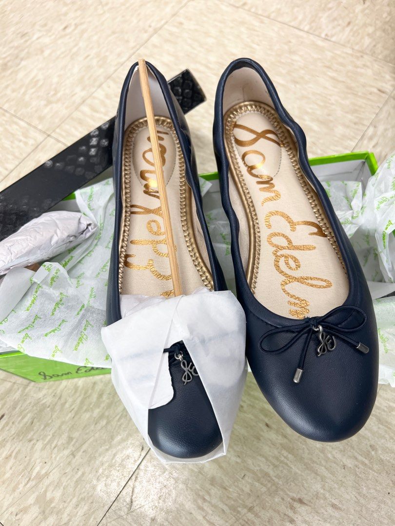 Navy sam edelman flats on sale