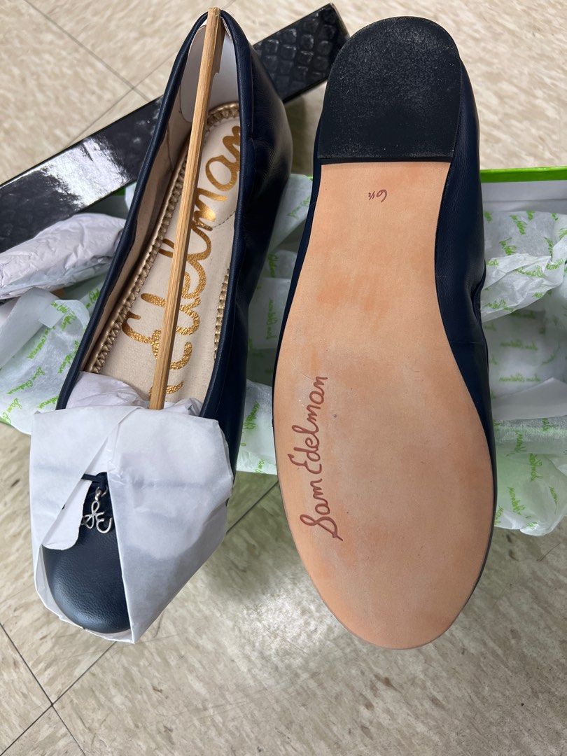 Navy sam edelman top flats