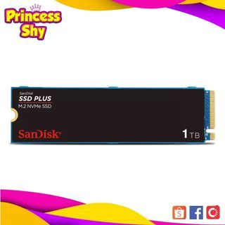 SanDisk 1TB SSD PLUS M.2 NVMe PCIe 3.0 M.2 Internal SSD Solid State Drive SDSSDA3N-1T00