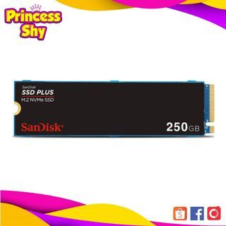 SanDisk 250GB SSD PLUS M.2 NVMe PCIe 3.0 M.2 Internal SSD Solid State Drive SDSSDA3N-250G