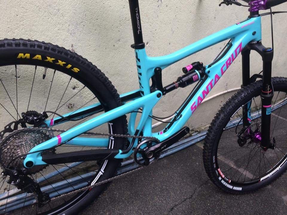 Santa Cruz Nomad Carbon C medium 27.5 (Category: Bicycles) located in San Juan City. Submitted by bald_fat_kids (Listing ID 1283533892, Image 2). Description: Selling FRAME SET only Santa Cruz Nomad Carbon C Medium 27.5 Rockshox Monarch With bike skin Have a scratch at chain stay rotor side, got it while removing the rear wheel, still in very good condition.