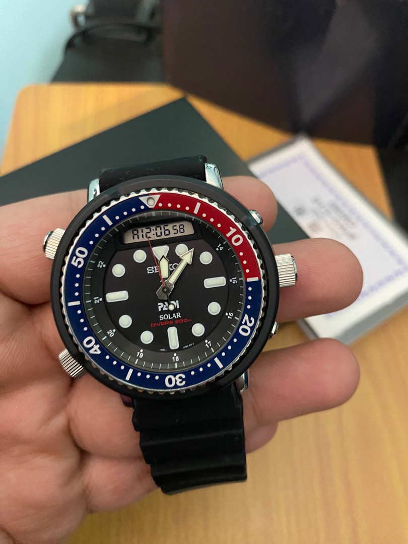 Seiko arnie pepsi top