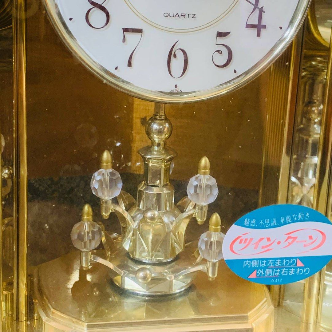 SEIKO QUARTZ MANTLE TABLE CLOCK - Japan Surplus (Category: Clocks) located in Candon. Submitted by deign.garage.shop (Listing ID 1283604736, Image 3). Description: 💥 SEIKO QUARTZ CLOCK 💥 🇯🇵 Mantle Table Clock ✅ Tested Working / Battery Operated ✅ Rotating Pendulum, Working 🇯🇵 JAPAN, UK, KOREAN SURPLUS ⛩️ CANDON TRADE CENTER 🚕 Nationwide, Door to Door via Xhopee 🛤️ Tablac, Candon City, Ilocos Sur 🚚 We Deliver, Xhopee Checkout.
