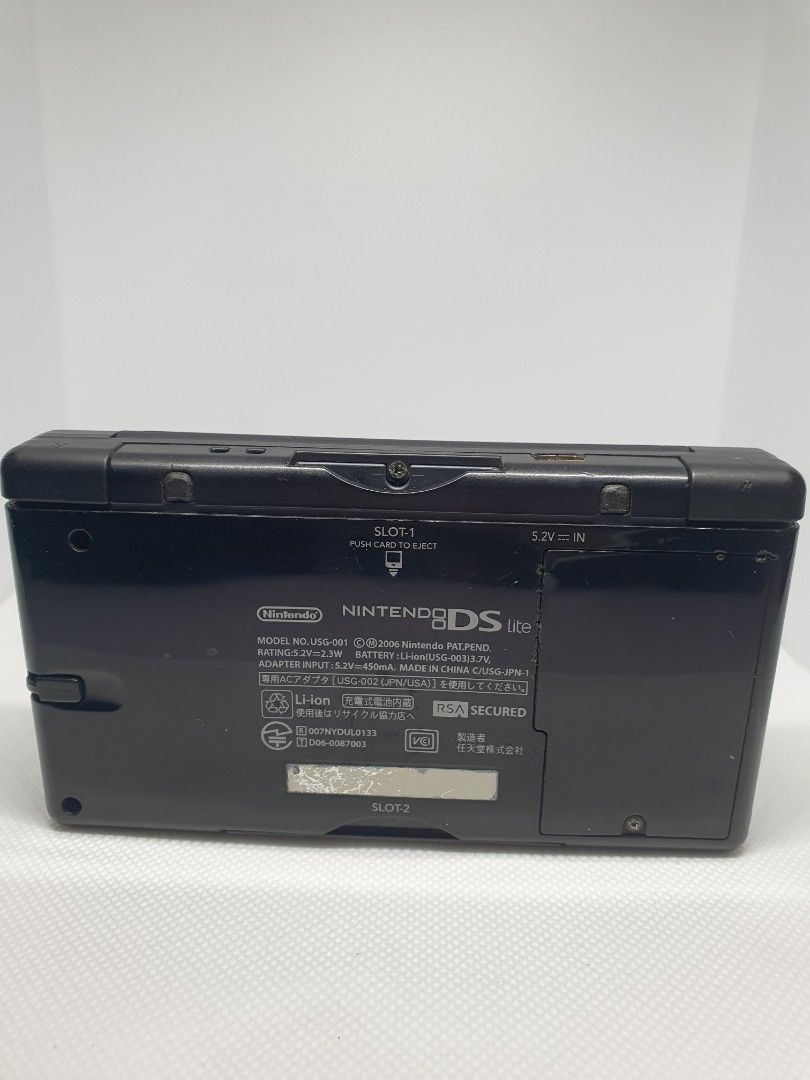 Selling Black Nintendo DS Lite (Category: Nintendo) located in Quezon City. Submitted by itemsforadoption (Listing ID 1283566174, Image 2). Description: Rfs: Its 2024! Happy New Year! Hoping you have a good year ahead of you! If you have questions feel free to send a message. Though I'll most likely be able to reply from 10am to 8pm. Please be patient and understanding. Decluttering games and items that I've picked up or for friends and family. P