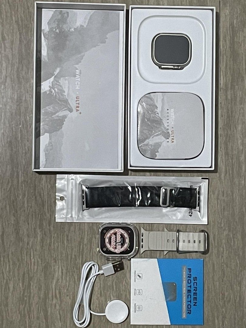 Series 8 Smart Watch (Category: Wearables & Smart Watches) located in Valenzuela. Submitted by jffrymnd (Listing ID 1283591946, Image 1). Description: Selling this brand new smart watch. Opened to test only. RFS need funds Inclusions: Extra Strap Face protector Free case.