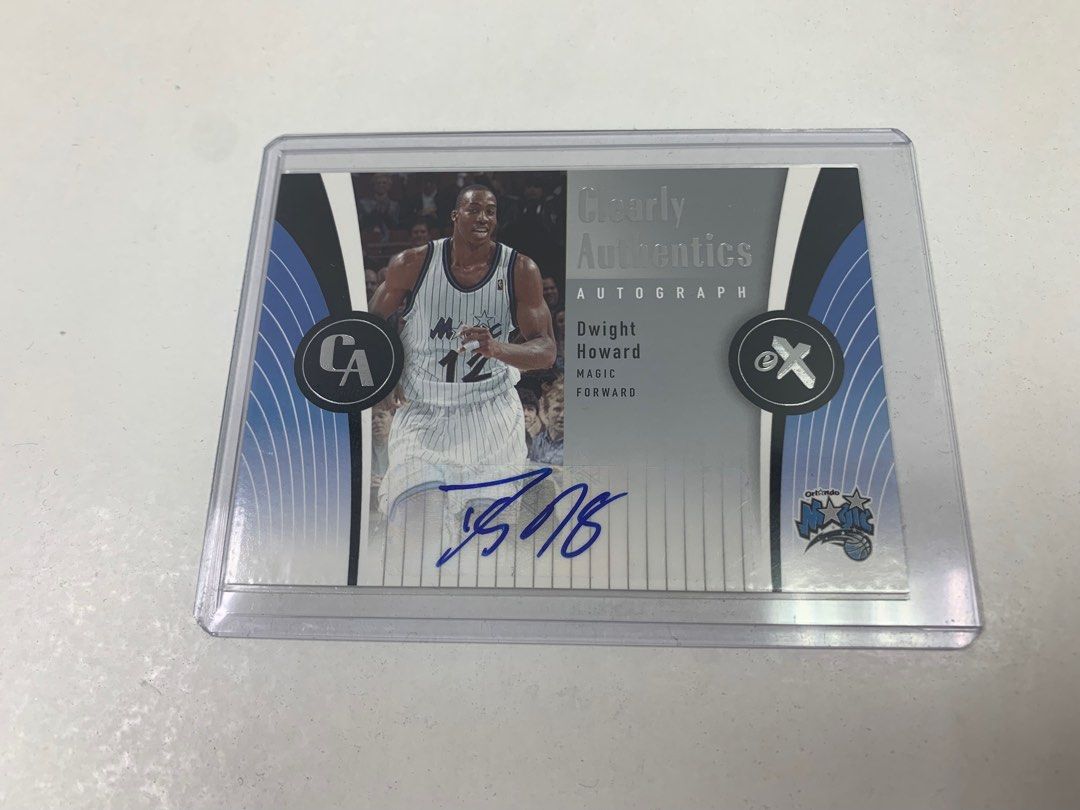 Cheap Signed NBA card 2007 Fleer ex Dwight Howard autograph