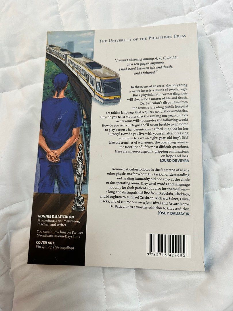 Some Days You Can’t Save Them All - Ronnie E. Baticulon (Category: Storybooks) located in Cebu City. Submitted by zoessecretcloset (Listing ID 1283468708, Image 2). Description: Good as new.