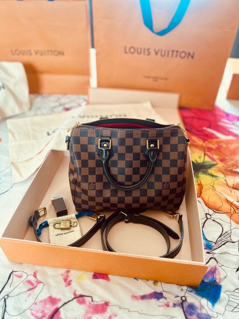 Louis vuitton speedy bandouliere 25 damier ebene online