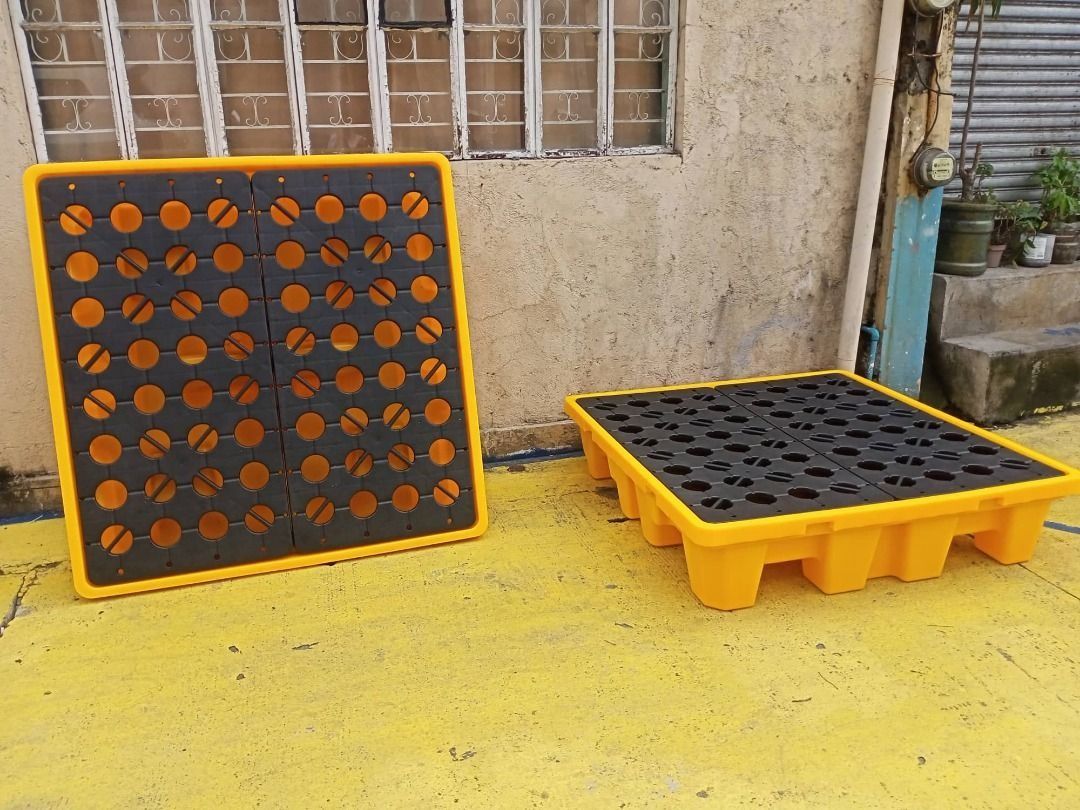 SPILL PALLET (Category: Construction & Building Materials) located in Caloocan City. Submitted by Ava_broklyn8888 (Listing ID 1283443864, Image 2). Description: SPILL PALLET 4 DRUMS 1300 X 1300 X 300 MM Pre order 1 week process .