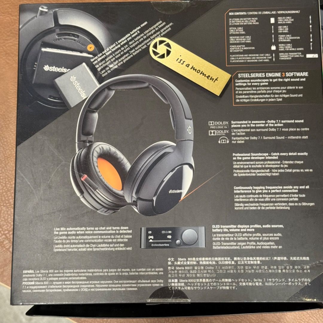 Steelseries Siberia 800 Wireless Gaming Headset