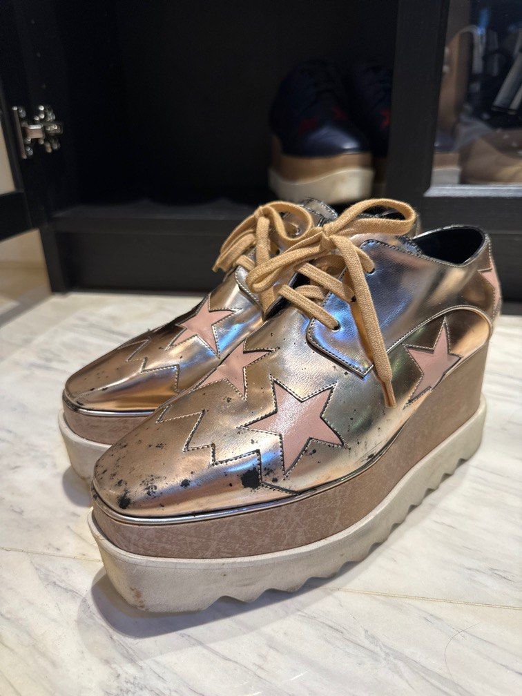 Stella mccartney outlet platform brogues