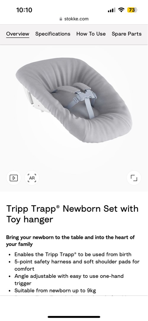 Tripp trapp hotsell newborn toy hanger