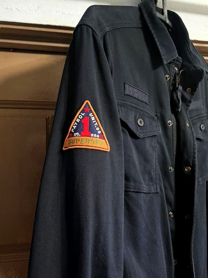 SUPERDRY JACKET (Category: Coats, Jackets and Outerwear) located in Ampang. Submitted by rheid (Listing ID 1283564512, Image 2). Description: Superdry original jacket used once. buy at the superdry shop to big for me.