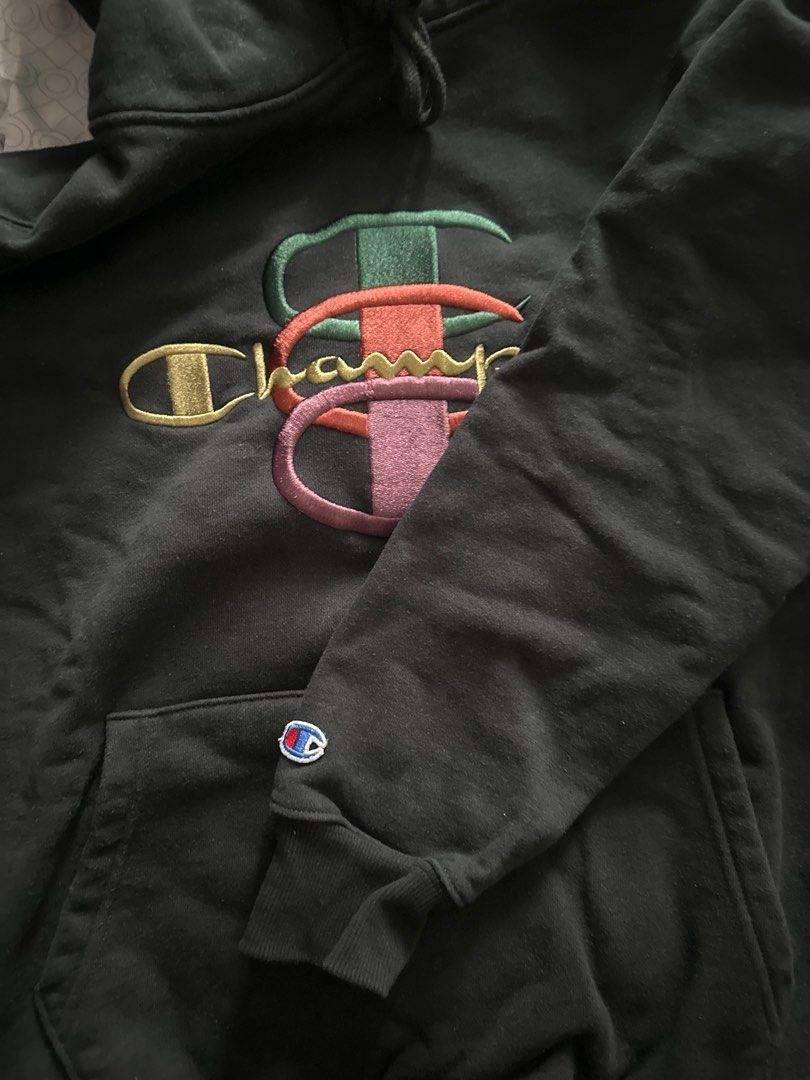 Supreme champion hoodie shop stacked c