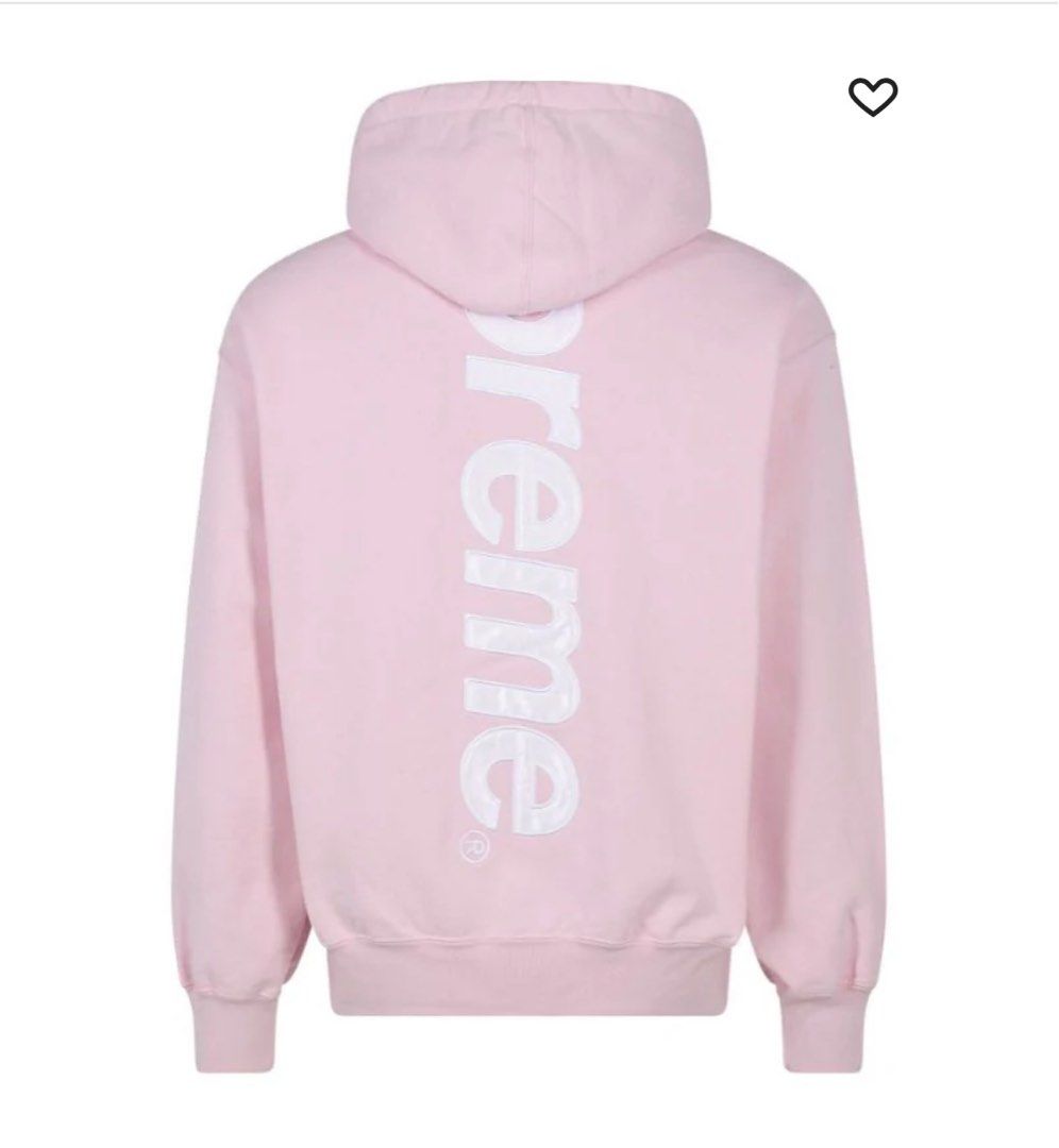 Stockx Sweater Supreme Pink Logo Hooded Sweatshirt Supreme Box