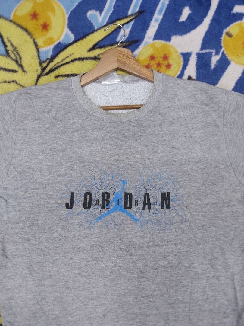 SUPREME X AIR JORDAN SWEATSHIRT SIZE XL PIT 23 Luxury Apparel on Carousell