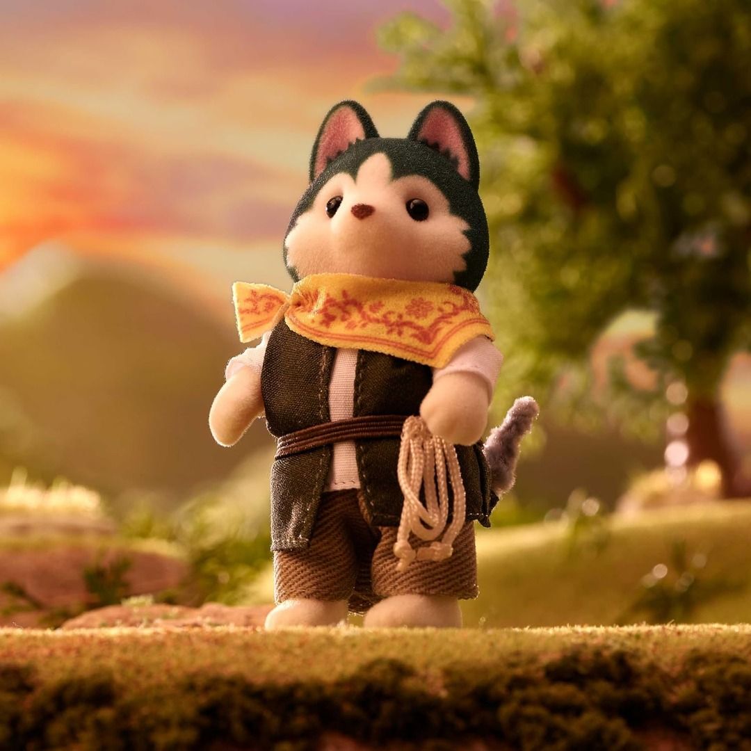 Sylvanian Families Husky Brother Bruce Calico Critters Dog Doll House Accessories Toys (Category: Figurines & Statues) located in Quezon City. Submitted by cloverlaneph (Listing ID 1283454930, Image 3). Description: Stock Availability and Order Form: https://cloverlaneph.myshopify.com/ On Hand in Manila, Ready to Ship Brand New and Sealed Authentic Sylvanian Families from Japan This is Husky's older brother Bruce, with a blue-gray pattern. She we