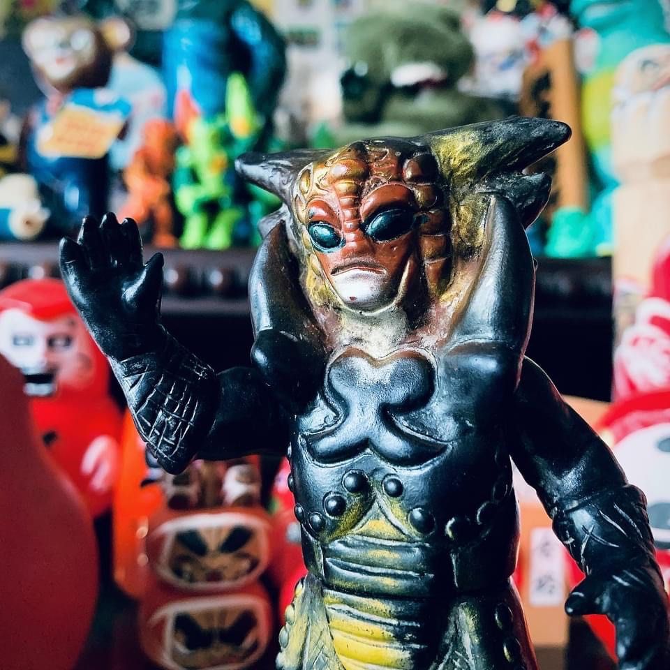 当時物 タケミ ジャンボーグ A アンチゴーネ ソフビ ウルトラ怪獣 当時